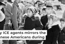 A Japanese American family is taken to a relocation center in San Francisco in May 1942. Circa Images/GHI/Universal History Archive/Universal Images Group via Getty Images